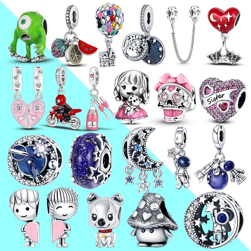 Plata Charms Of Ley 925 Original Fits Original Fashion Bracelet 925 Sterling Silver Women Pendant Jewelry  Sale Charms Beads