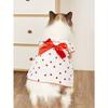 Valentinstag 1 Stück Herzmuster Schleifdekor Haustierkleid für Hund für Sommer