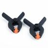 Useful New 10*Small Plastic 2 Spring Loaded Clamps Clips Craft DIY Woodwork 2020