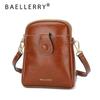 Women Fashion Shoulder Bags Classic Design PU Leather Crossbody Bag Zipper Phone Pack Purse GZW