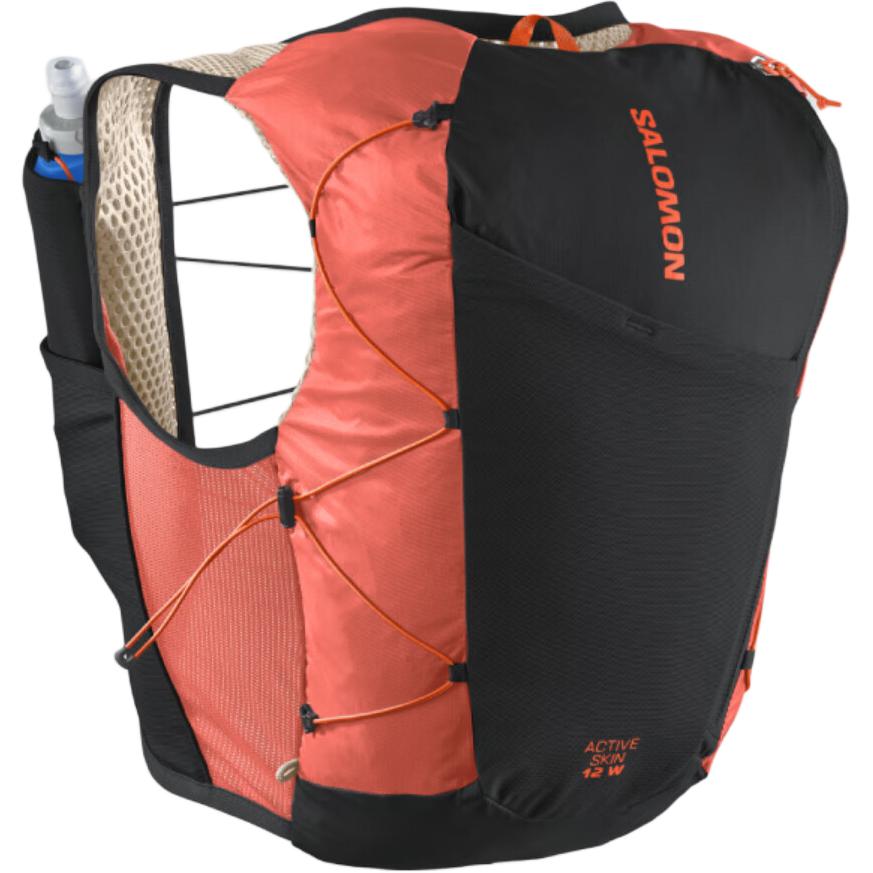 SALOMON ACTIVE SKIN Mountaineering Bag Outdoor Bag Hiking 12L Orange Women s C12763-C26632 S