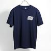 Fuji Uniform Commemorative T-Shirt (47th Destroyer Destroyer Sazanami Type 1 with Cherry Blossoms) - JMSDF Kure Base, Quick-Drying, Short Sleeve, Saza