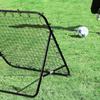 Soccer Rebounder Net with 20 Elastic Ropes Kickback Football Practice Net Target Goal Net Training Aid for Kids Teens & Adults