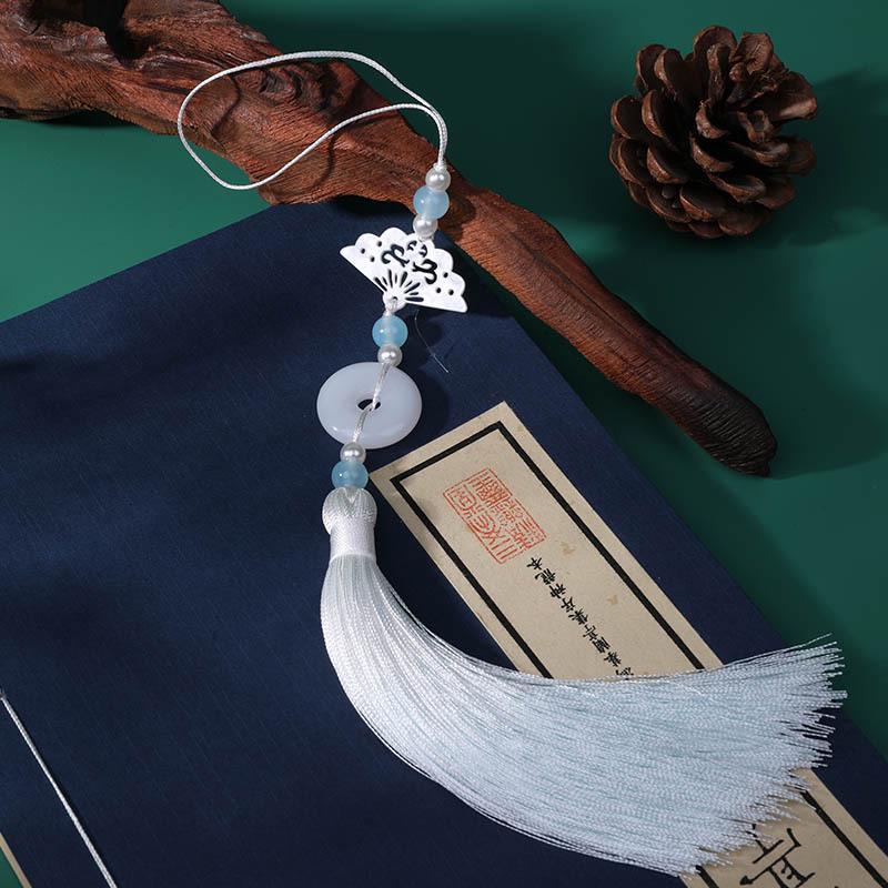 

Градиентная Мирная Пряжка Кисточка Ципао Поясная Подвеска