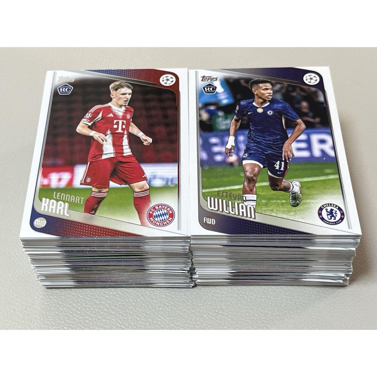 Used [Complete/Bulk Sale] 2025-26 TOPPS UEFA CLUB COMPETITIONS Base Card 200 types 200 pieces Full Comp Set UCC