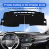 Dashboard Dash Cover Mat For Toyota Corolla 2007 2008 2009 2010 2011 2012 2013 Polyester  Fit Toyota Corolla Accessories Dash Cover (Corolla