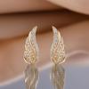Women's Angel Wing Fashion Stud Earrings - Cute Influencer Style Jewelry