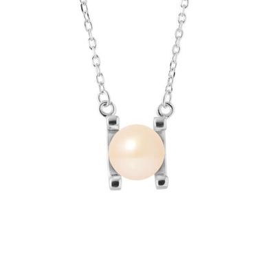 Necklace - - 2C - AAA+ Freshwater Cultured Pearl - 925 Silver - 42 Cm