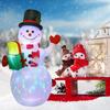 Indoor Outdoor Blow Up Balloon Toy Inflatable Snowman Christmas Decoration Lighting Doll