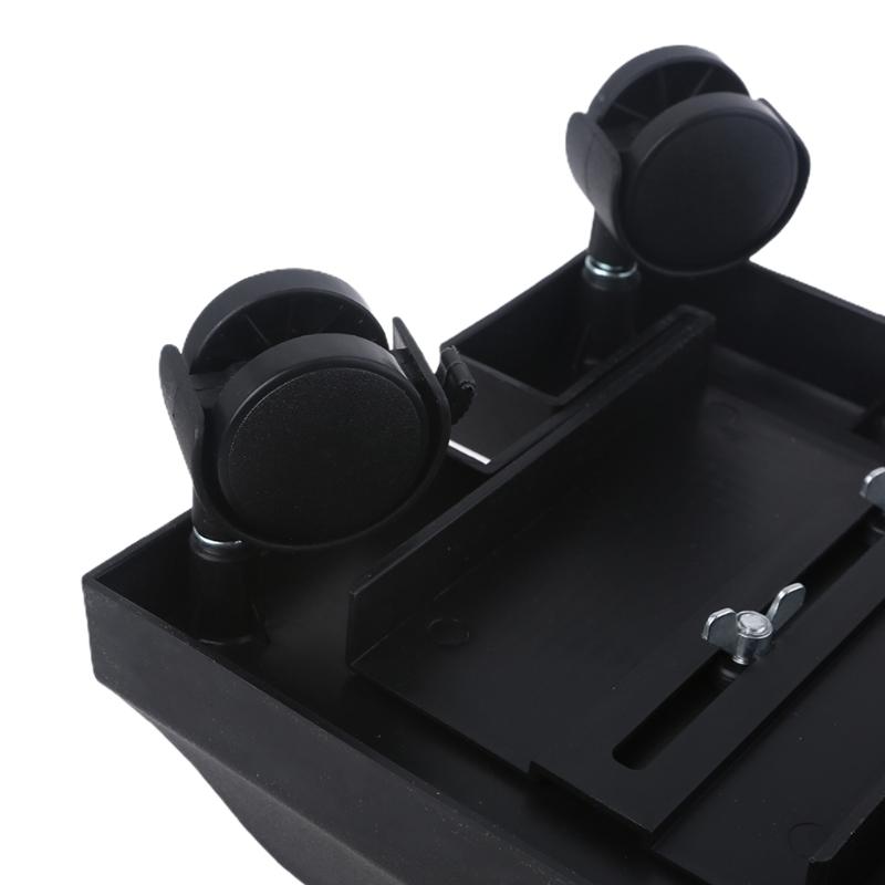 Computer Tower Stand CPU Cart with 4 Caster Wheels for Home Office Under Desk