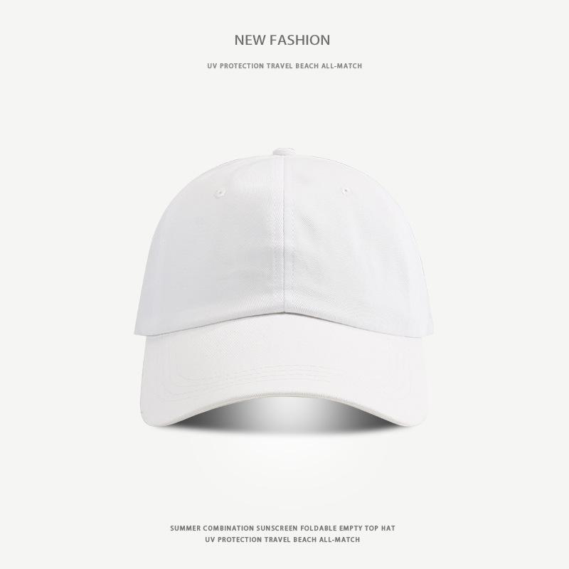 Face covering cap deep top versatile student couple baseball cap male standard head size