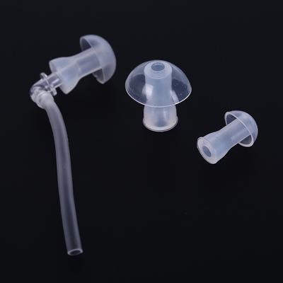Mushroom Shape Domes Earplug Ear Plug Tips With Tubing Tubes for BTE Hearing Aid