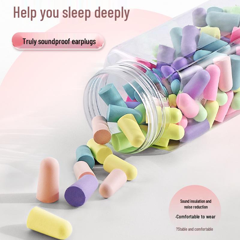 Noise Reduction Earplugs: Soundproof, Slow Rebound for Sleeping, Studying & Nighttime Silence