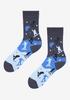 Men's Socks with a Snowboarder Men Snowboard Marilyn MEN SNOWBOARD SOCKS Grey/blue 41/45