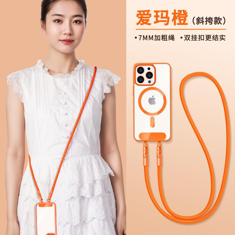 Lanyard Double Buckle Adjustable Wrist Crossbody Strap Cord Hang Mobile Phone Shoulder Chain Key Cordon De Teléfono Movil