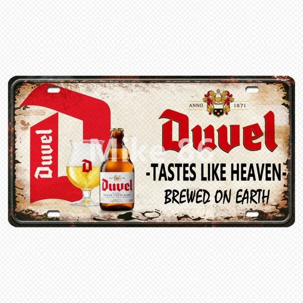 Ölplåtskylt Vintage Väggdekor 15x30cm