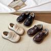 Girls' 2026 Spring/Autumn Leather Shoes - Soft Sole, Non-Slip, Princess Style for Children (S/M/L)