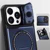 Military Armor Flip Camera Protect Phone Case For iPhone 17 12 13 16 Pro Max 14 15 Plus 16E 17 Air For Magnetic Fold Stand Cover