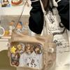 Borsa a Spalla Harajuku JK Borsa a Tote in Tela di Grande Capacità Bella Borsa a Mano Lolita Shopping