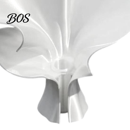 3D Printed Flower Holder Vase for Fresh Flowers, Modern Minimalist Arrangement Home Decoration with Built-in Tube Living Room Desktop Art Ornament
