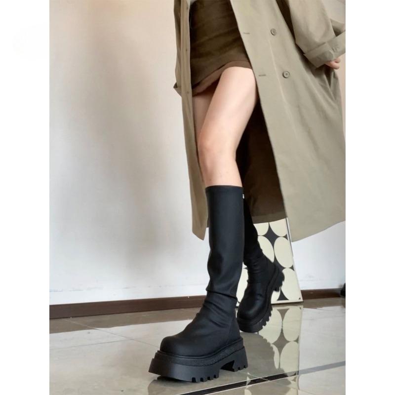 New Women's Shoes Long Boots Women's Boots Long Boots Pile Boots