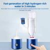 Portable Hydrogen Water Bottle Generator for Water Hydrogen Water Generator for   Travel 330ML