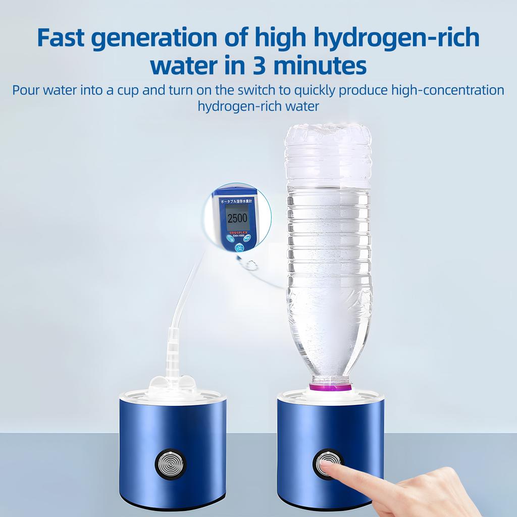 Portable Hydrogen Water Bottle Generator for Water Hydrogen Water Generator for   Travel 330ML