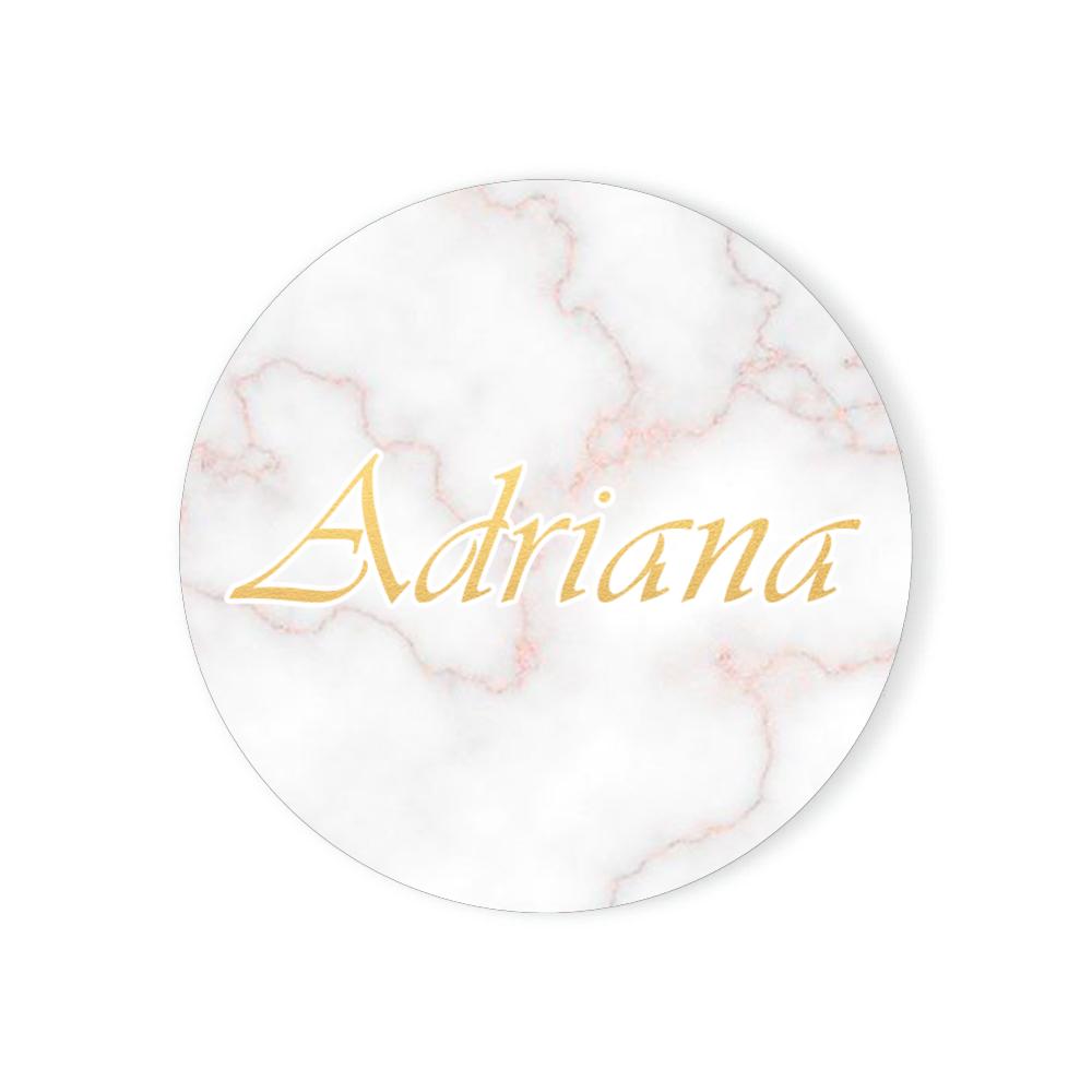 Personalised Marble Coasters Customised Gift Housewarming Room Bar Decor Marble Style Custom Name Ceramic Coaster Sets