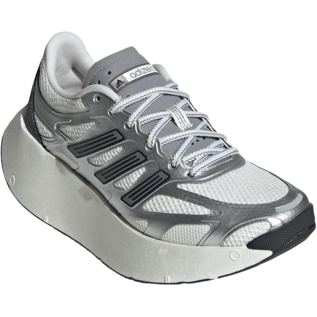 New Adidas Adizero Aruku Breathable Support Low Top Kids' Running Shoes Silver White Teenagers JR1203