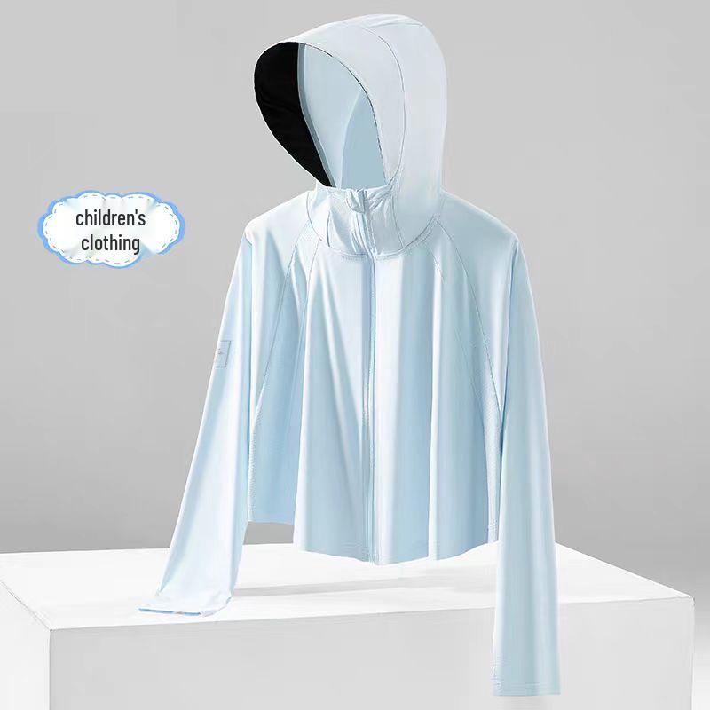 

Брендовая оригинальная женская летняя куртка из ледяного шелка с защитой от солнца Kids 120 (Height 120-130 cm)
