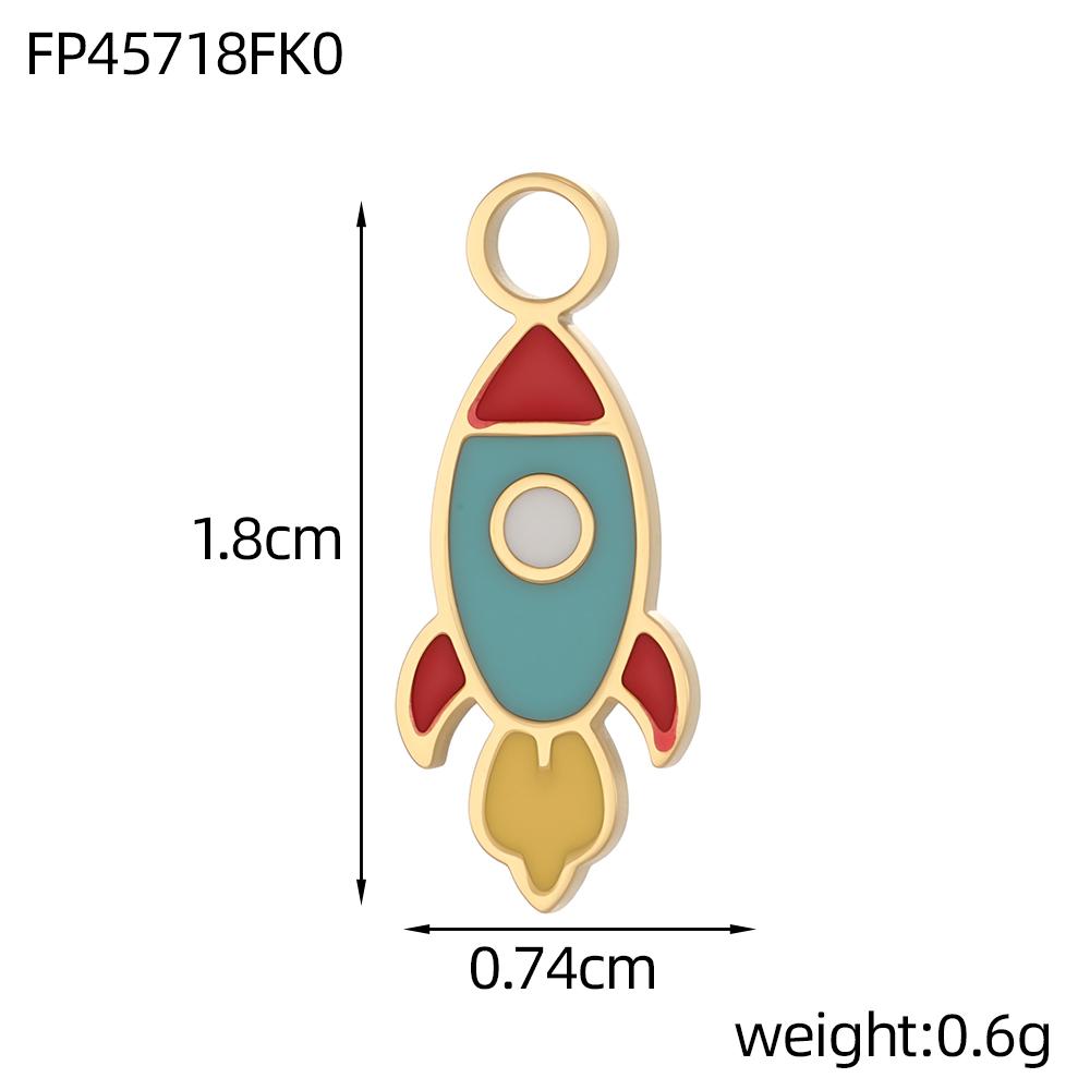 

CARLIDANA Jewelry Universe Astronaut Stainless Steel Space Star Planet Charm Pendant for Earring Necklace Jewelry Making