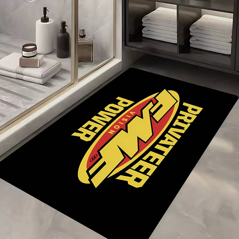 FMF Racing Logo Bathroom Mat Anti-slip Absorb Water Long Strip Cushion Bedroon Mat Welcome Doormat