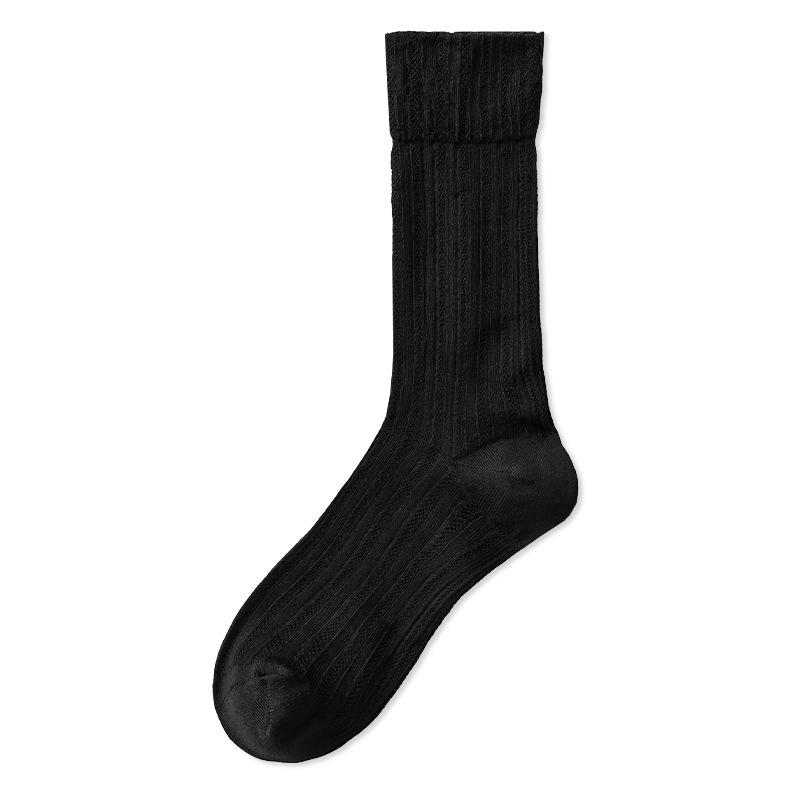 Summer Thin Pile Socks, Ice Socks, Women's Boneless Crystal Silk, Breathable Long Tube Glass Silk, Ultra-thin