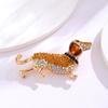 Animal Pet Dog Brooch Zinc Alloy Elegant Jewelry For Men And Women