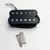 Micro Doublebobinage Guitare Électrique Série 5 Aluminium-Nickel-Cobalt 4 Conducteurs Doublebobinage Noir 50 mm × 52 mm