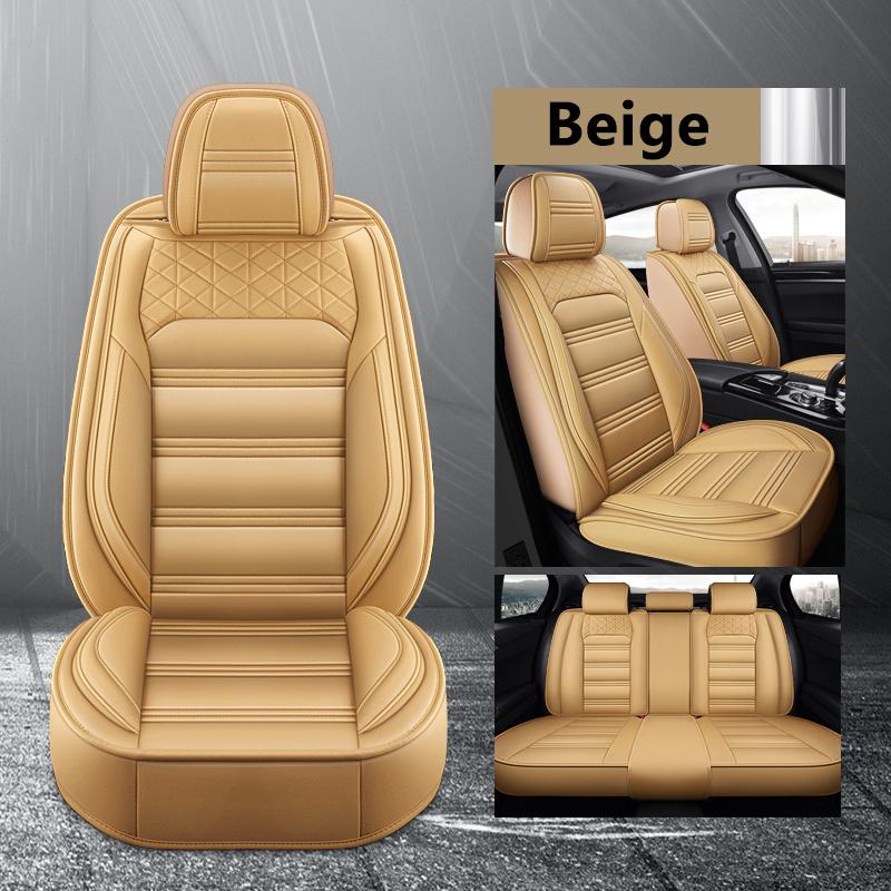 5 Seats Car Seat Cover, Breathable Full Surround Auto Front Rear Seat Cushion, Vehicle Seat Protector-4Seasons Universal Size Car Accessories