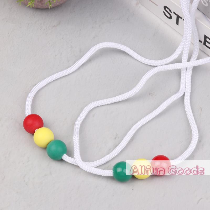 [TG835]Sports Eye Sight Train Three Beads Brock String Vision Convergence Insufficiency Training Tool Target Pointing Practice