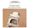 2026 Fashion Baby Non-slip Closed-Toe Roman Sandals: Soft Sole Bow Design for Girls' Summer Style