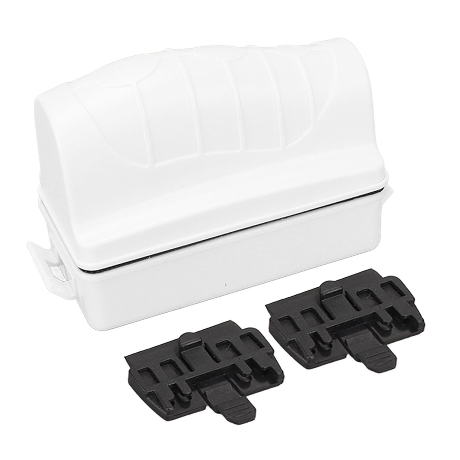 

Магнитный скребок для водорослей Нескользящий Самоплавающий Двулезвийный Очиститель стекла аквариума для белый