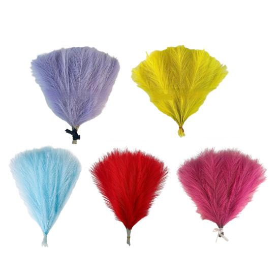 10Pcs Artificial Pampas Grass Decoration Realistic Fluffy Tall Fake Dried Grass Home Office Wedding Party Table Centerpiece Boho Decor