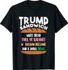 Trump Sendvič Anti-Trump Politické Vtipné Unisex Tričko