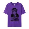 Graphic Unisexs Tshirts Oneck Short Sleeve 100 Cotton I Hate Mondays Tshirt Tops Tees Birthday Teeshirts
