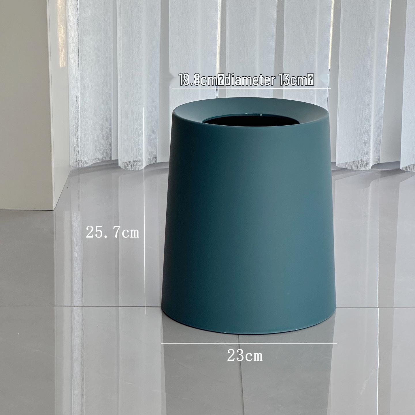 

Круглий двошаровий сміттєвий бак у скандинавському стилі для вітальні, спальні, офісу - Креативний та міцний дизайн.