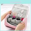 Travel Hair Dryer And Curling Iron Organizer Pu Storage Bag For Bathroom And Vacation Use