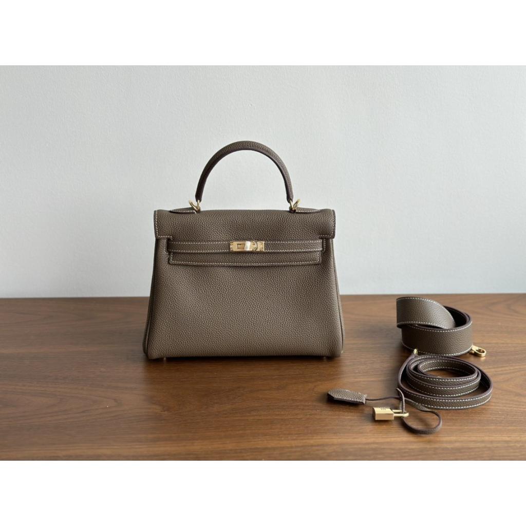 Kazilan Kelli Togo skóra klasyczna modna torebka Kelly wysoki styl na ramię listonoszka torebka damska