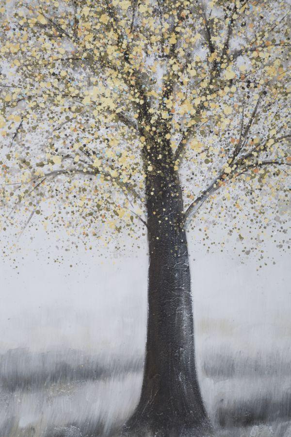 Handmade Wall Painting Tree Simple -A- Cm 80x3,8x120