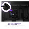 NZXT KRAKEN Elite 280 Black Simple CPU Cooler FN1877 Water-Cooled RL-KN28E-B1