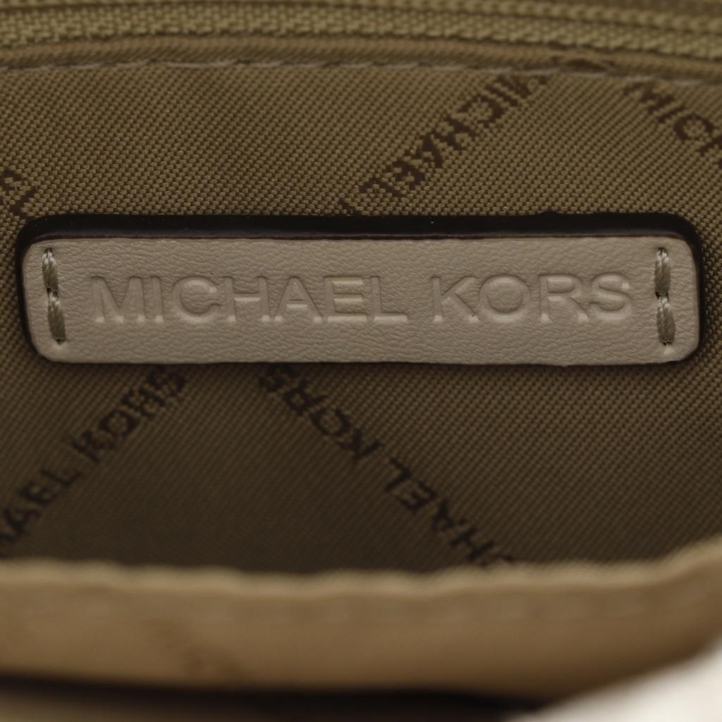Michael Kors Mirela Small Handbag 35F2G7ZC5B 2WAYShoulder Signature White PVC Women Used