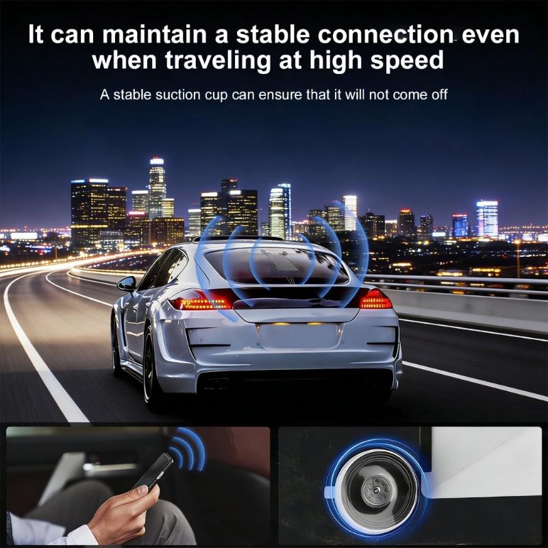 Strong Suction Car Mount Portable Suction Cup Holder for Vehicle Window Ensures Shaking Easy Mounting for Satellite
