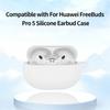 For Huawei FreeBuds Pro 5 Silicone Case Wireless Earphone Anti-Scratch Protective Cover with Carabiner